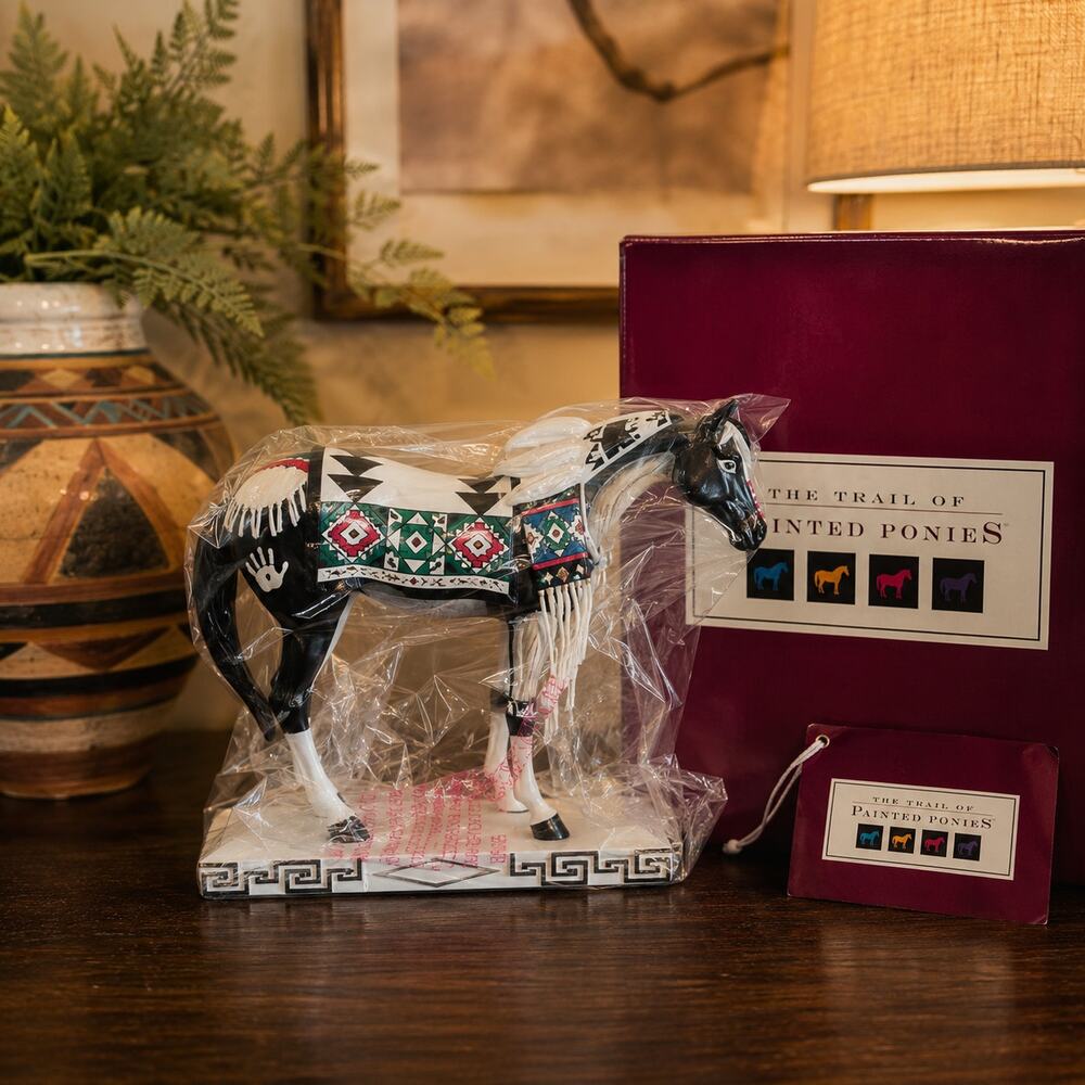 Factory Sealed Trail of Painted Ponies Tewa Horse 1546 7E/3735 w Box Story Tag